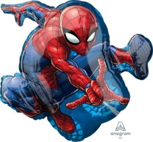 34665 - 36" Spider Man Full Body Shape Jumbo Packaged License