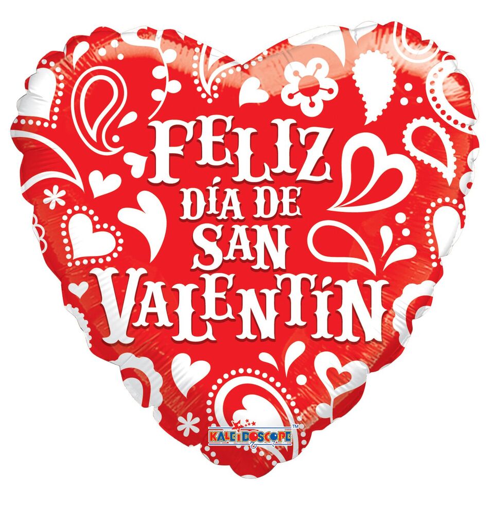 081224 - 18" Feliz Dia San Valentin SPANISH - Balloons N' More