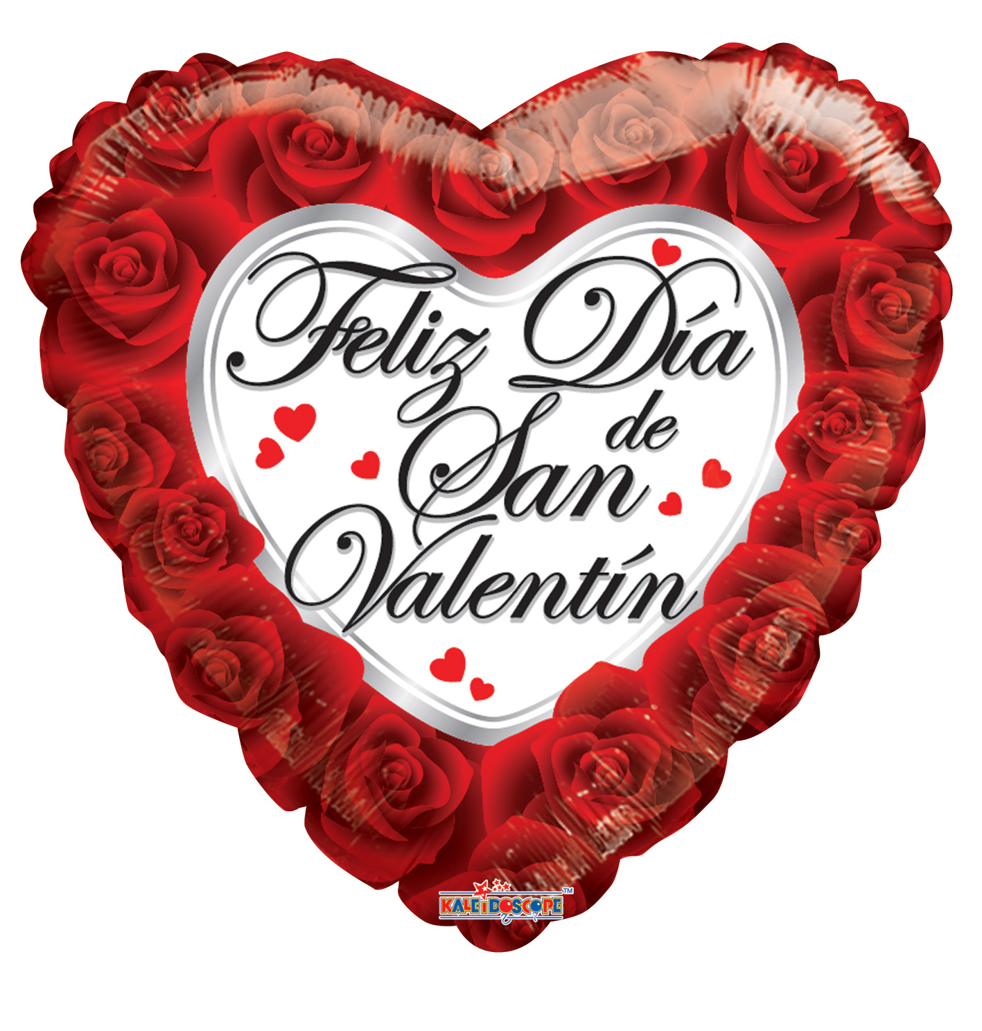 81247 - 18" Feliz Dia De San Valentin Roses - Balloons N' More