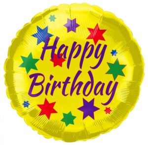 35804 - 18" Birthday Stars All Over