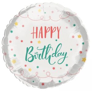 35837 - 18" Happy Birthday Pastel