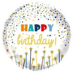 35850 - 18" Birthday Stars & Dots