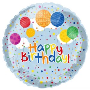 035815 - 18" Birthday Confetti & Balloons