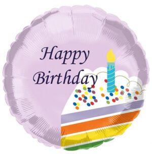 35854 - 18" Birthday Cake & Candle