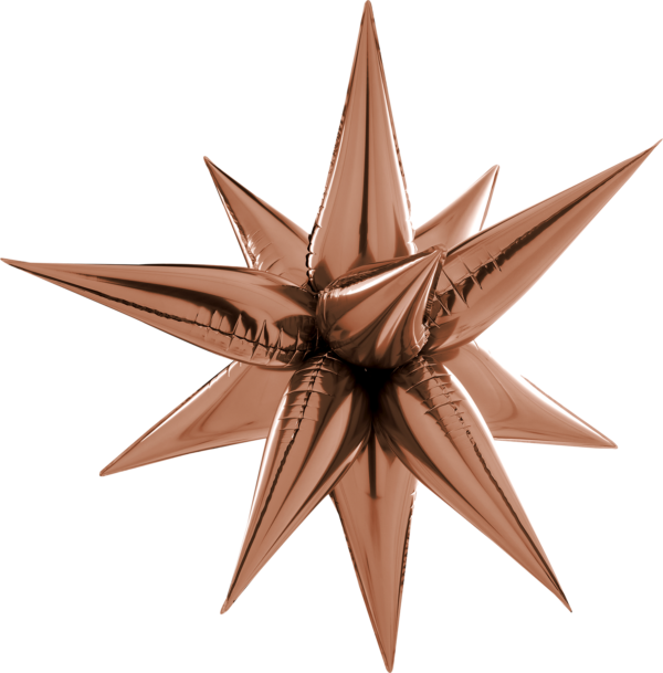 91924 - 26" Exploding Star -Chocolate Air Fill Only Starburst Instruction 12pcs/group