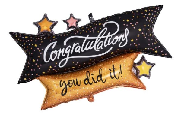 05632 - 39" Congratulations You Did It!