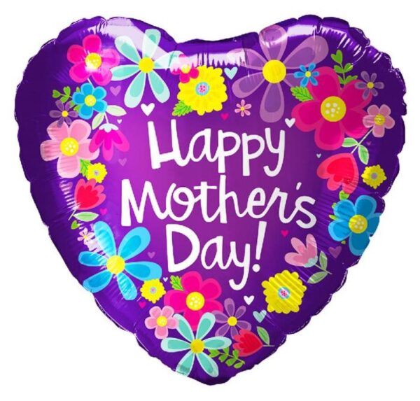 24279 - 18" Mothers Day Floral Heart