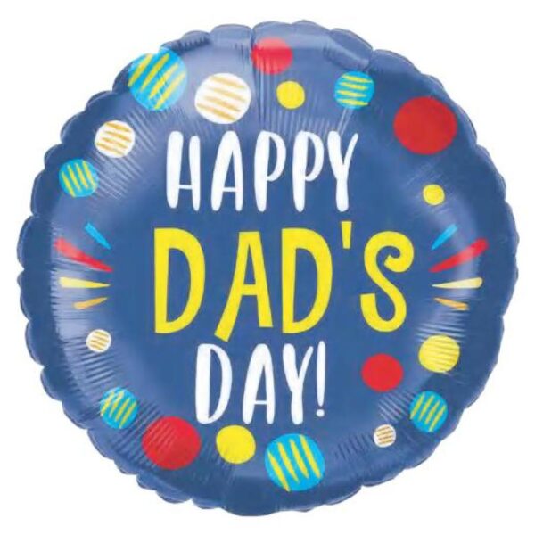 091919* - 18" Fathers Day Polka Dots