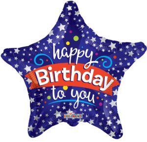 15057 - 18" Birthday Banner Star