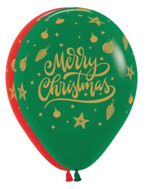 53465 - 11" Merry Christmas Ornaments Asst (50)