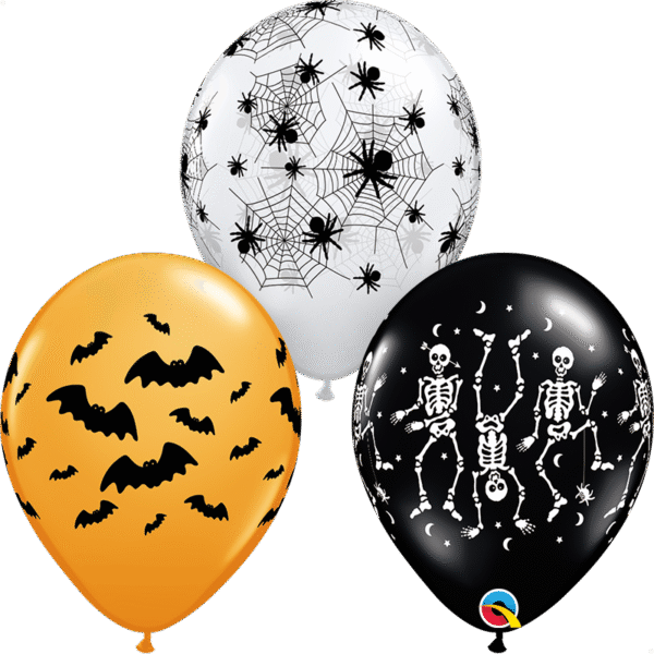 40170 - 11" Spooky Design Asst (50)