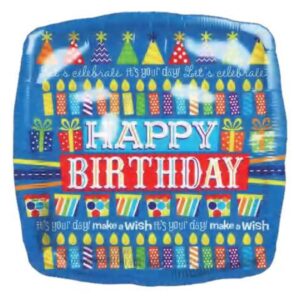 19701 - 18" Happy Birthday Icons