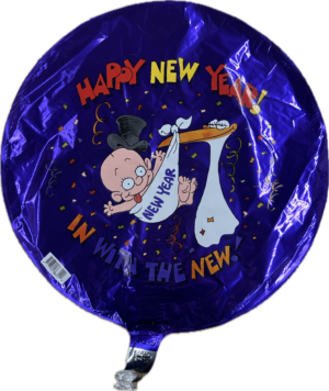 38814 - 18" Happy New Year - Father Time