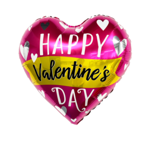 02373 - 18" Valentine Gold Banner