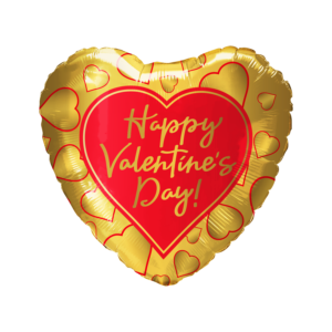 02375 - 18" Valentine Gold Border