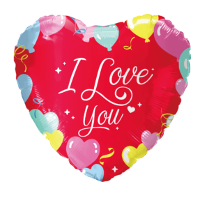 02377 - 18" Love You Balloon Border