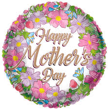 84538 - 9" Mothers Day Floral (Air Filled Only - Needs Heat Sealer)