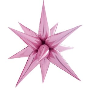 08812 - 40" Star Burst Light Pink (12 piece)
