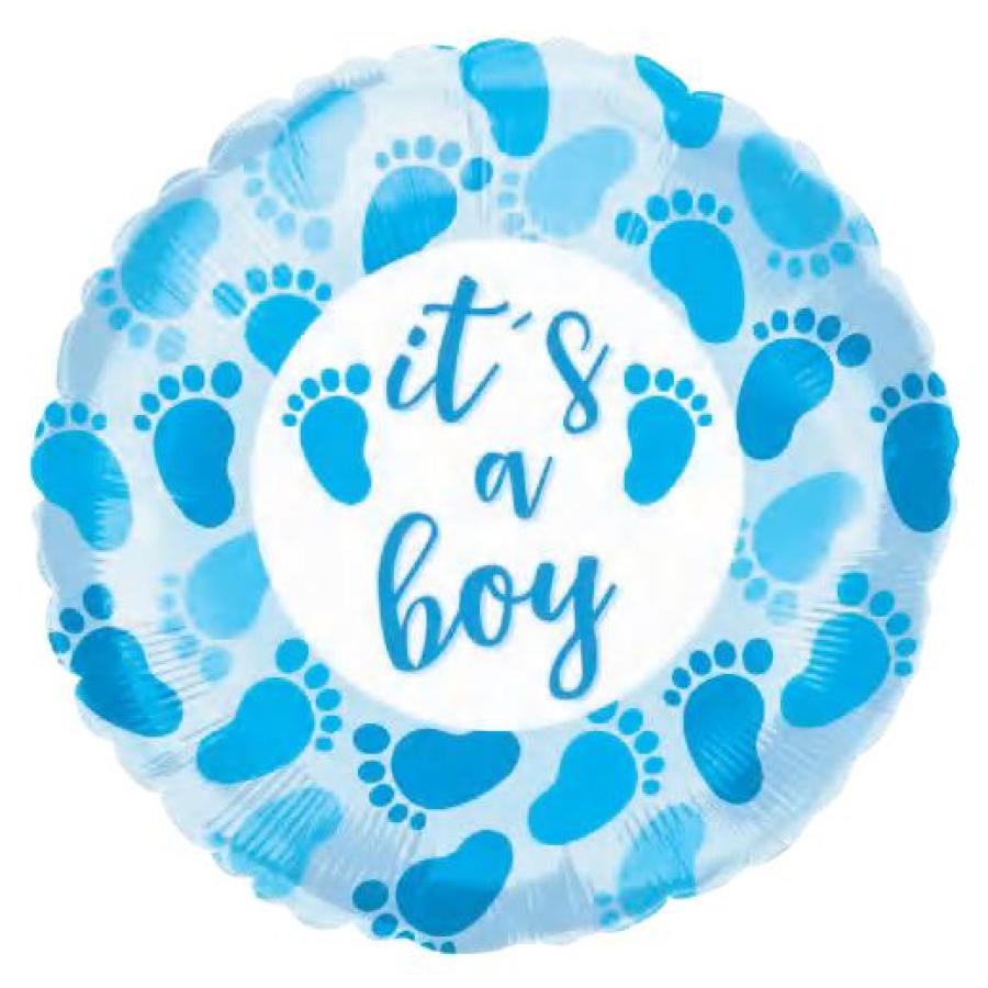 93004 – 18″ It’s a Boy Foot Prints