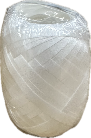 Keg06 - White Ribbon Egg - (66 Ft 3/16") (1ct)