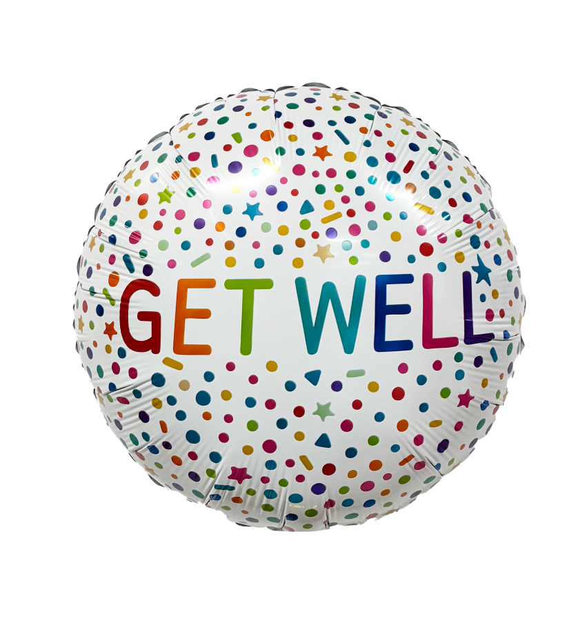 35800* – 18″ Get Well Confetti